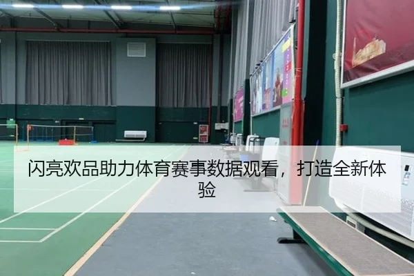 闪亮欢品助力体育赛事数据观看，打造全新体验
